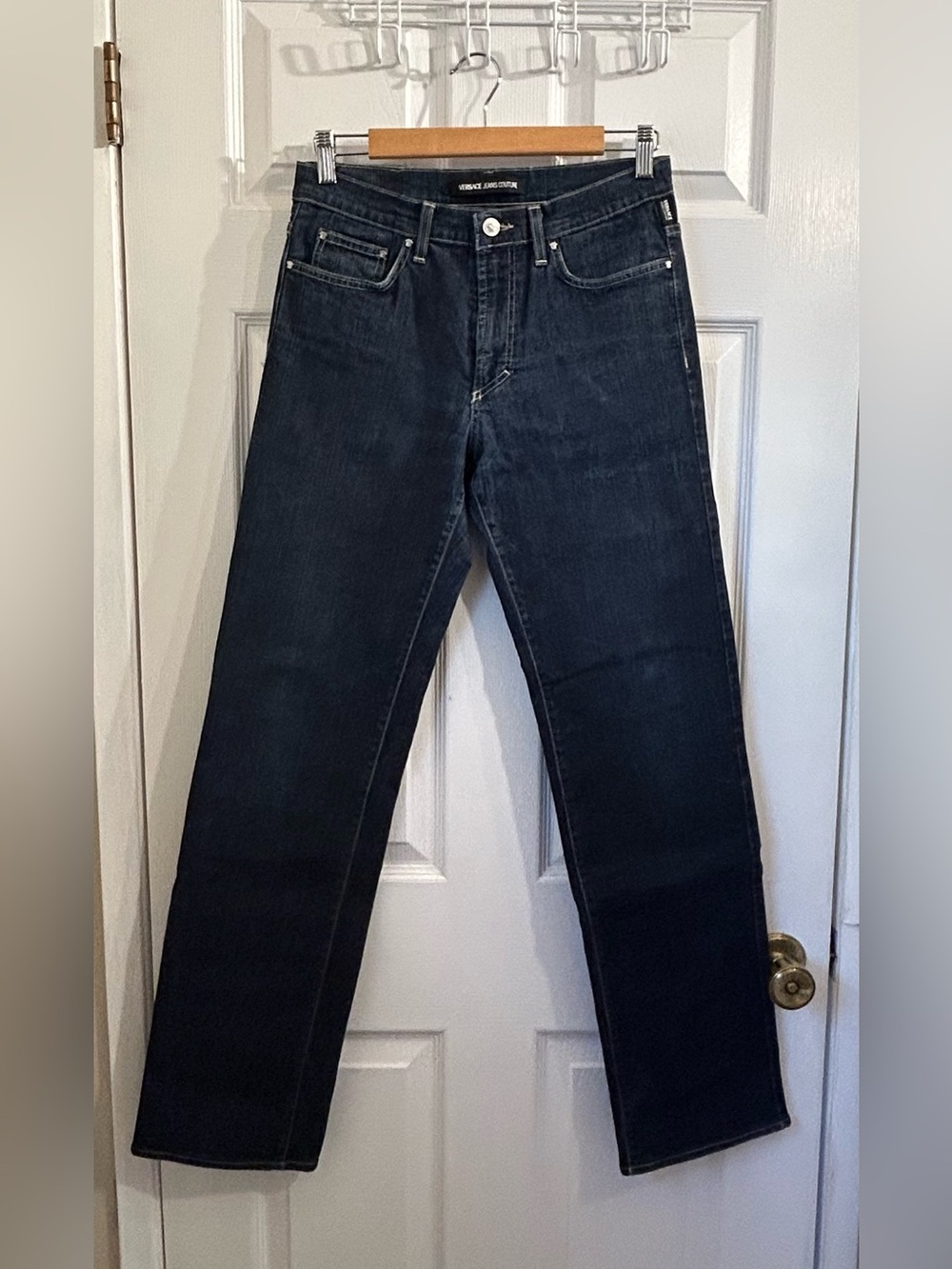 Versace Jeans Couture Men's Dark Wash Straight Leg Jeans Size 31